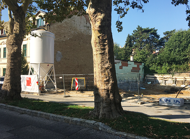 Baufortschritt Weinzingergasse Baufortschritt Weinzingergasse