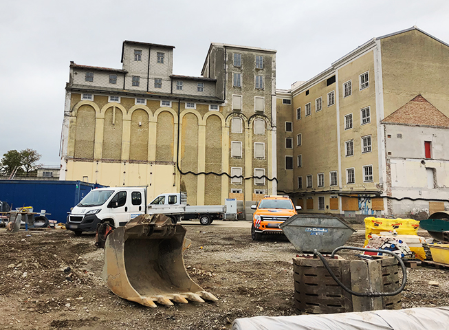 Baufortschritt Gailenbachweg, Salzburg