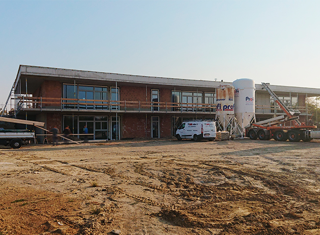 Baufortschritt Kindergarten Ebergassing