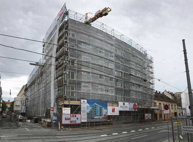 Baufortschritt PaulusgasseBaufortschritt Paulusgasse