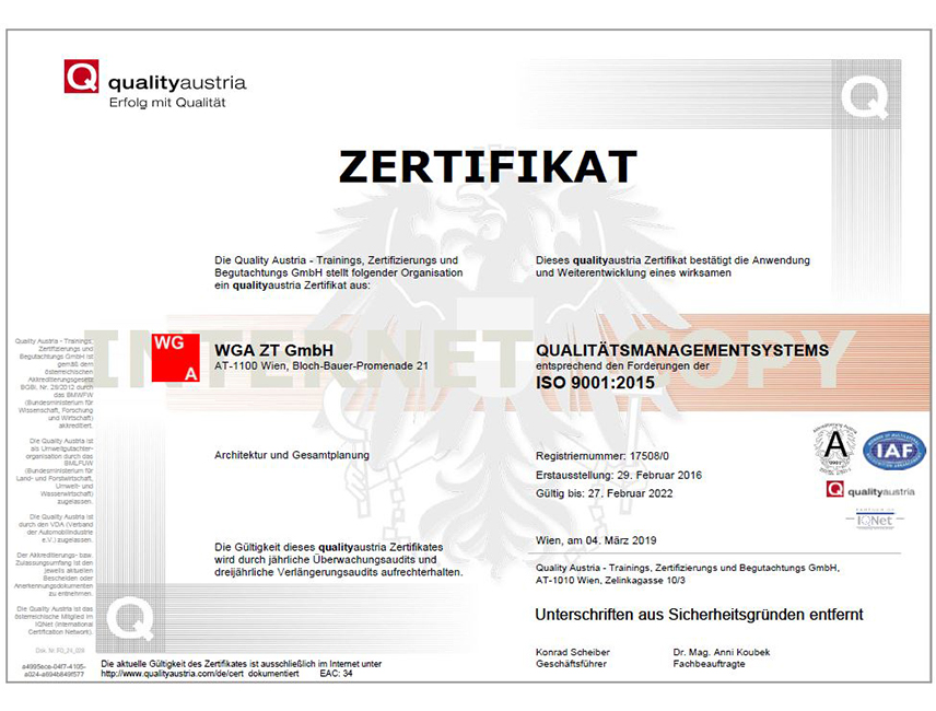 QA Zertifikat
