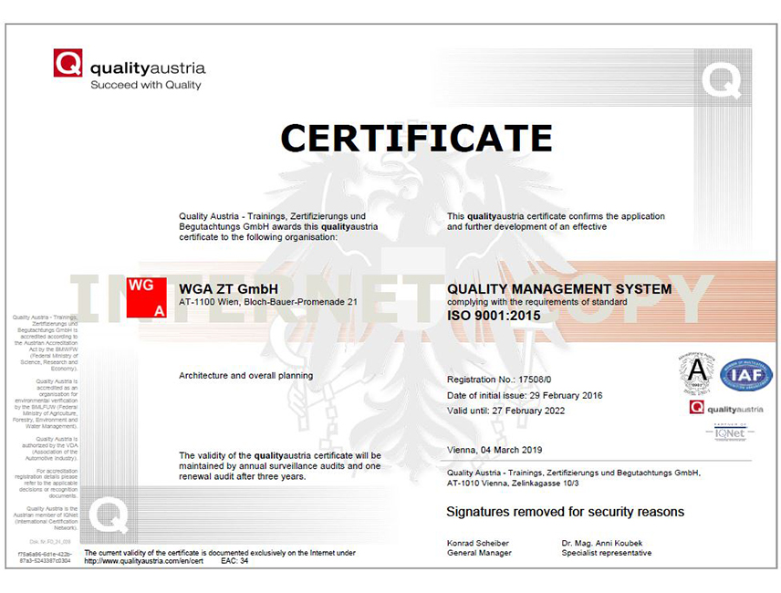 QA Zertifikat